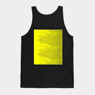 Yellow data dots abstract Tank Top